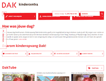 Tablet Screenshot of dakkindercentra.nl
